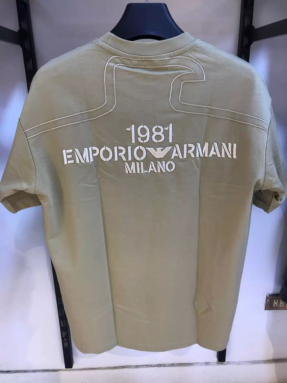 EMPORIO ARMANI OLIVE OVER-SIZED FIT 1