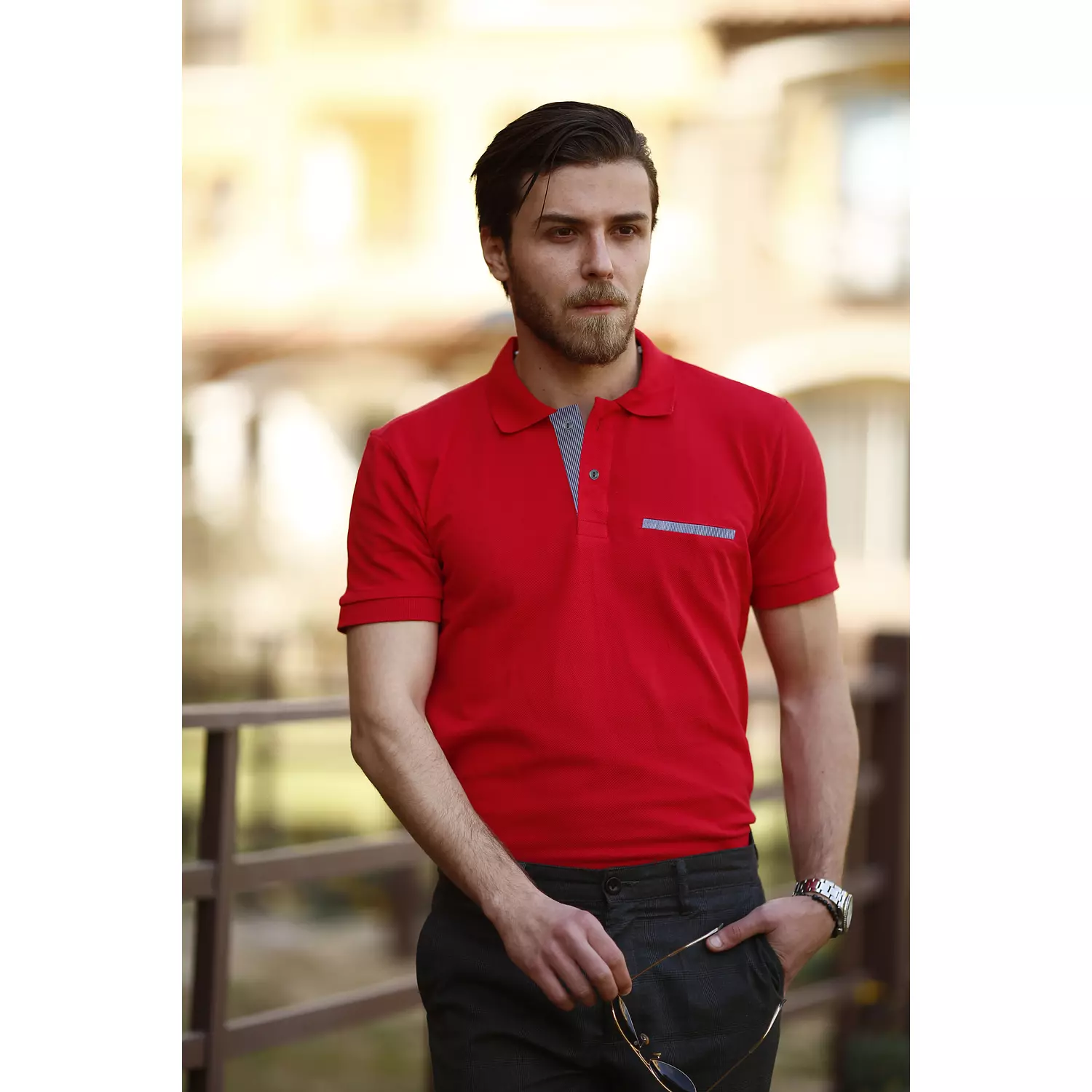 Polo T shirt - Red 1