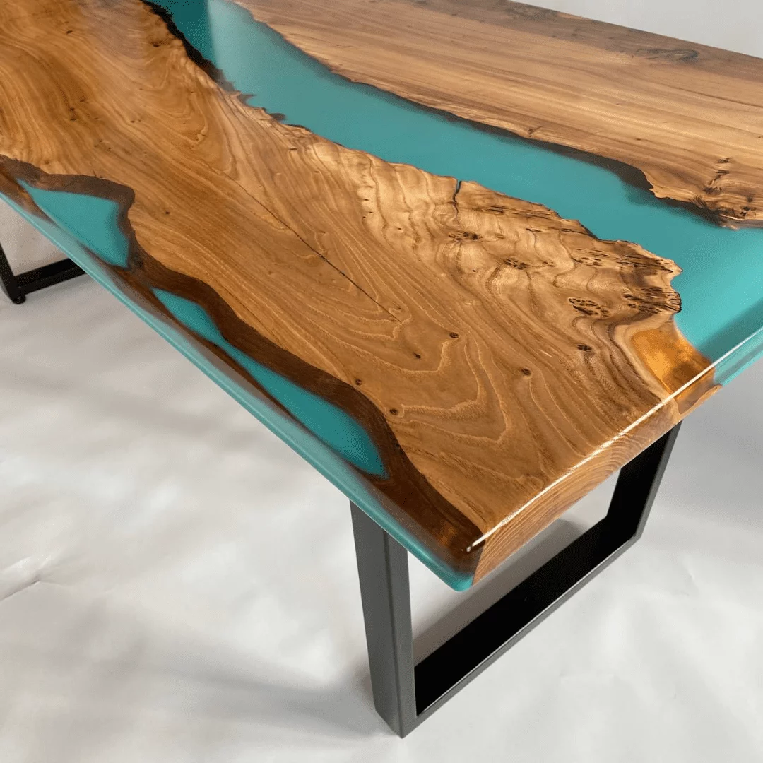 Wooden table hover image