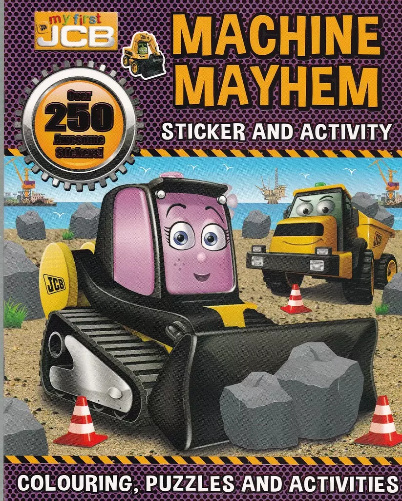 My First JCB: Machine Mayhem Sticker and Activity