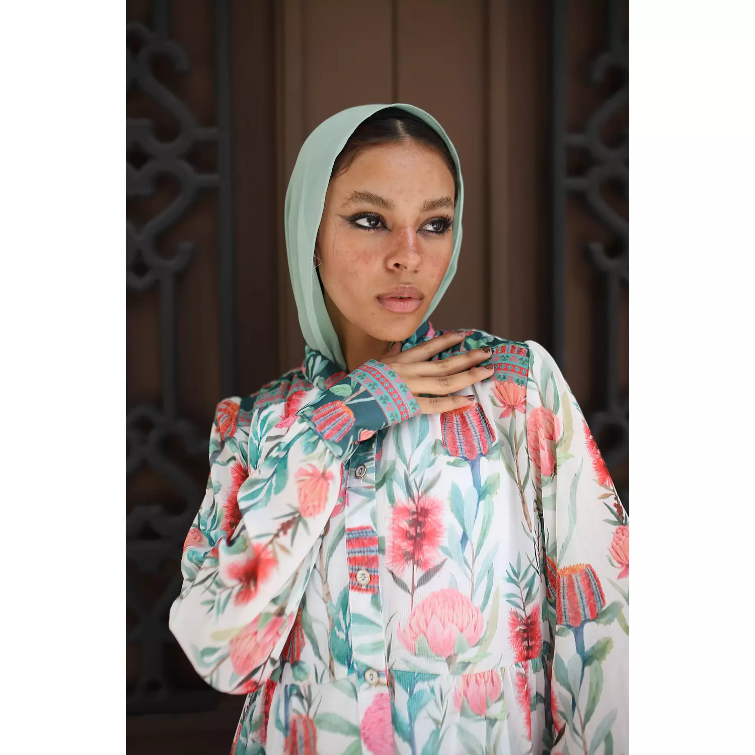 Flora Chiffon Blouse  hover image