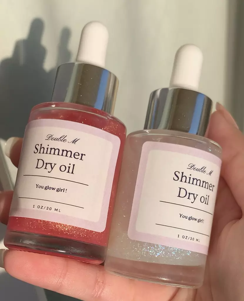 Shimmer dry body oil