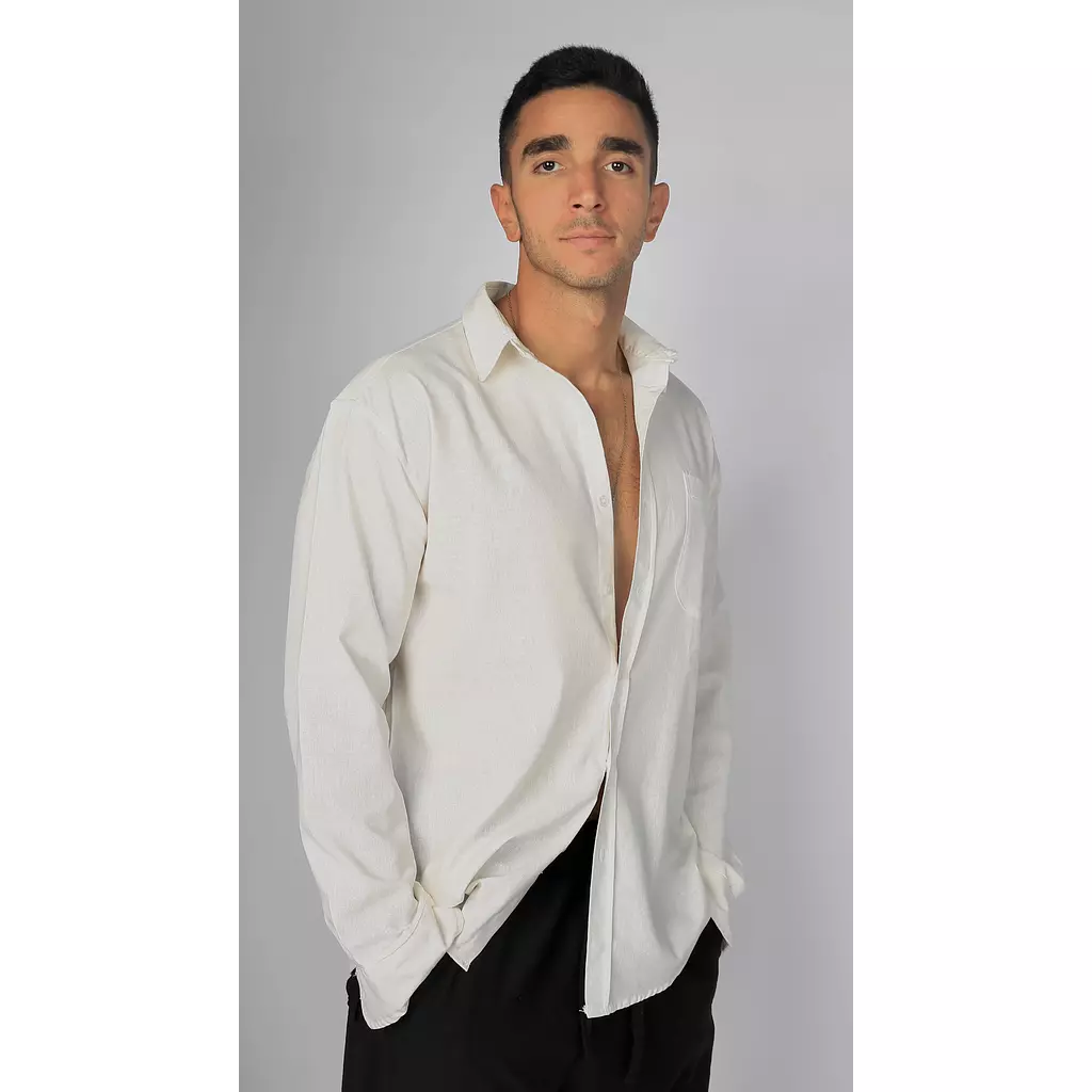 White Linen Shirt