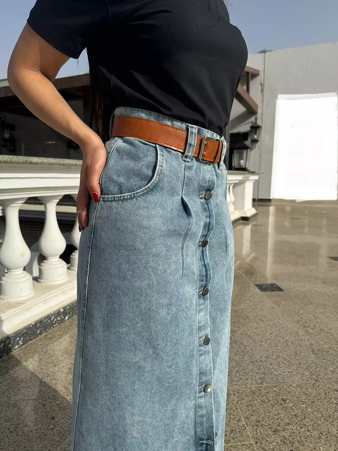 Jeans Skirt 14