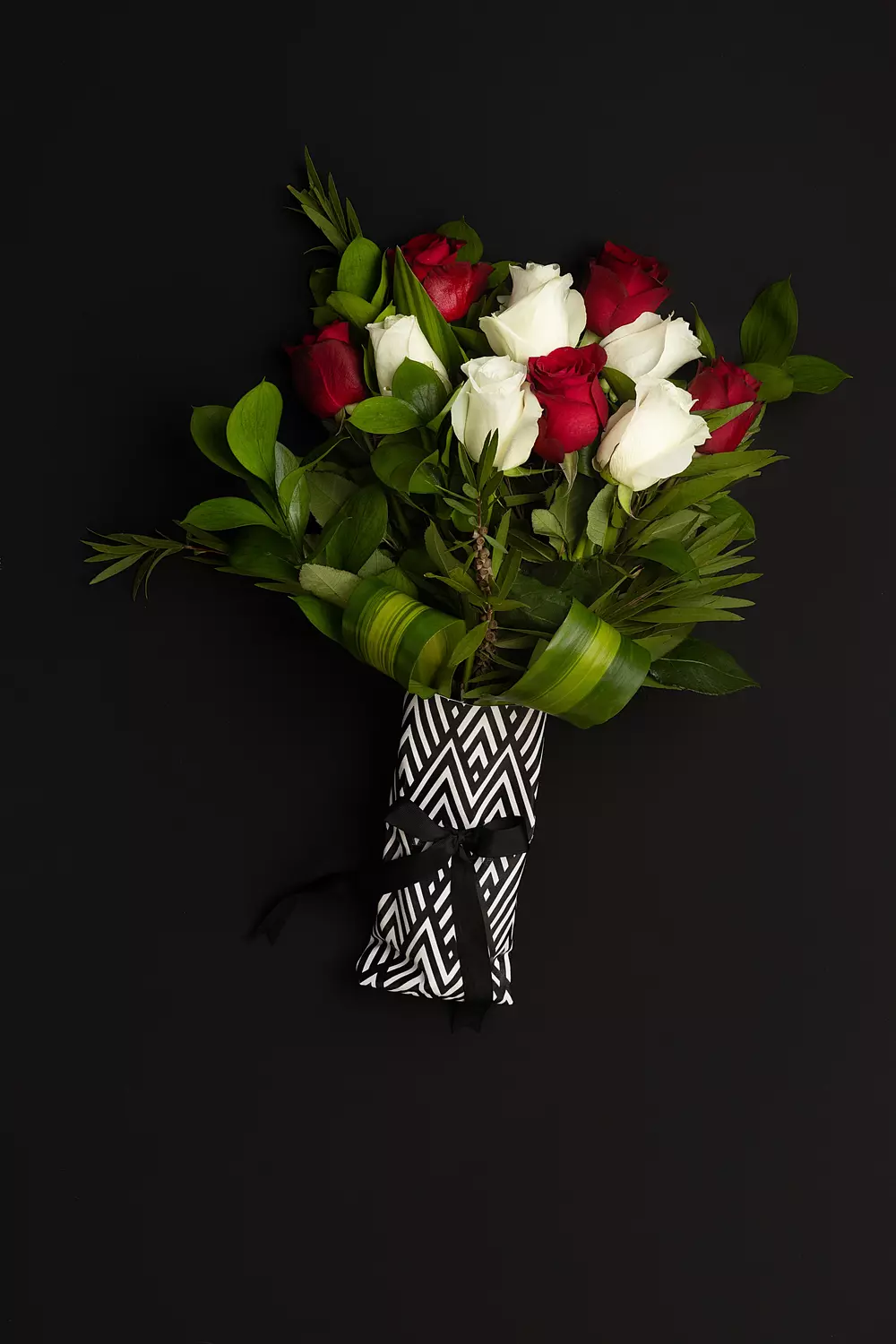 Red and White Hand Bouquet  hover image