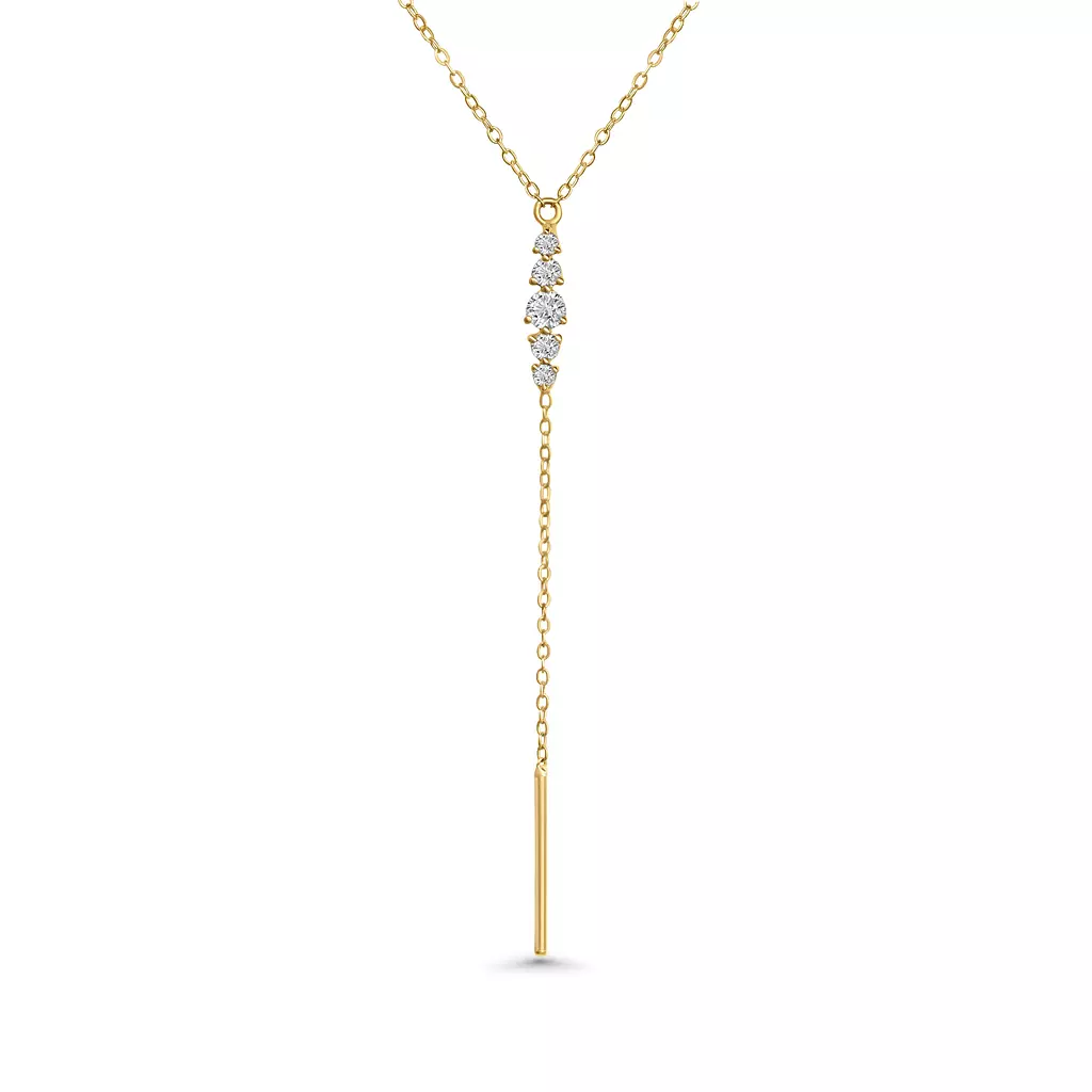 Dangling diamond pendant - np29