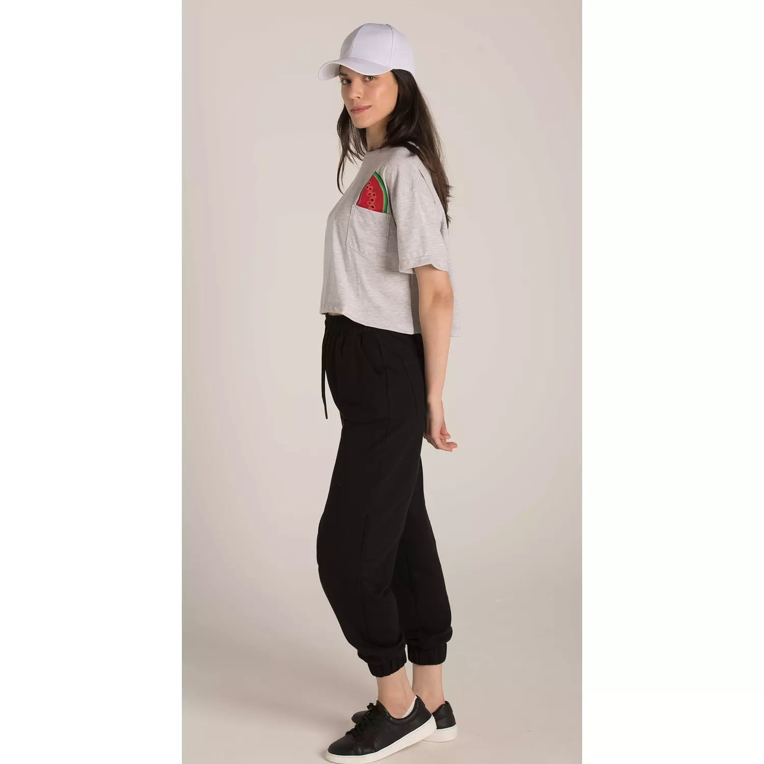 DRAWSTRING WAIST SWEATPANT 2