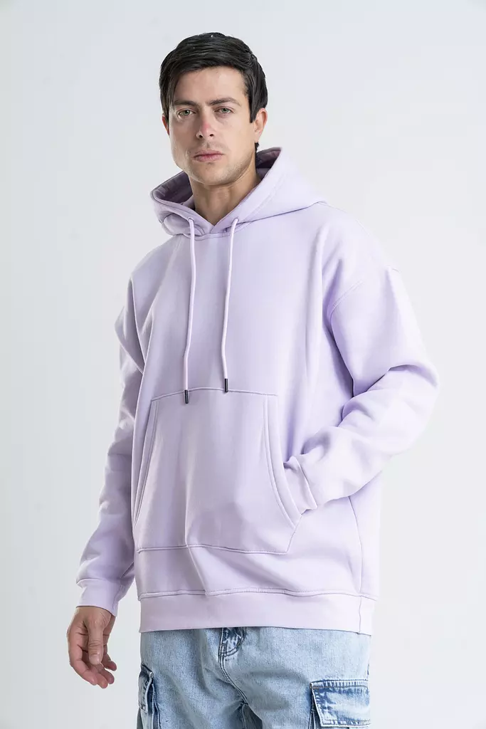 purple oversized hoodie