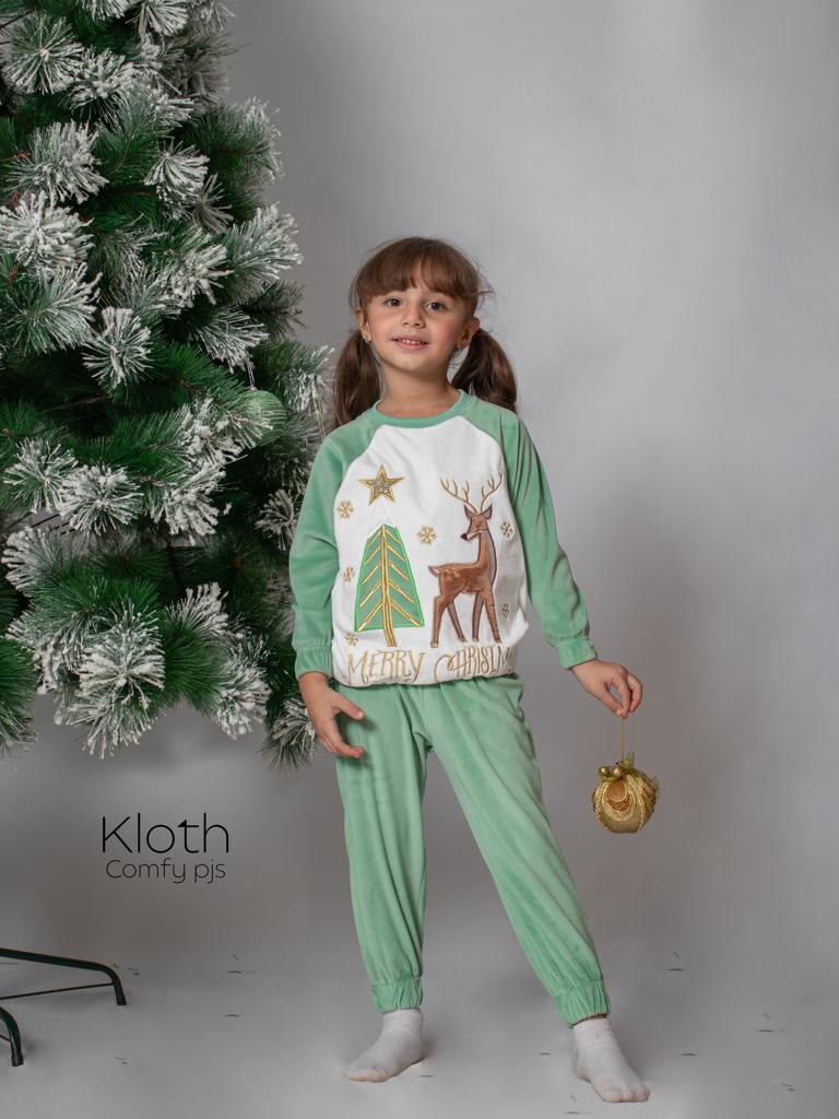 Reindeer christmas  pajamas for kids  