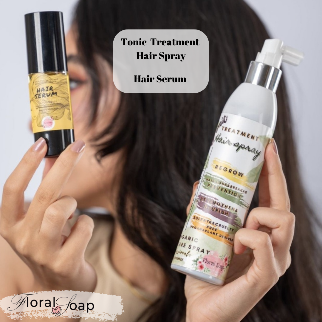 <p><strong>Healthy Hair Duo</strong></p><p>tonic treatment hair spray</p>