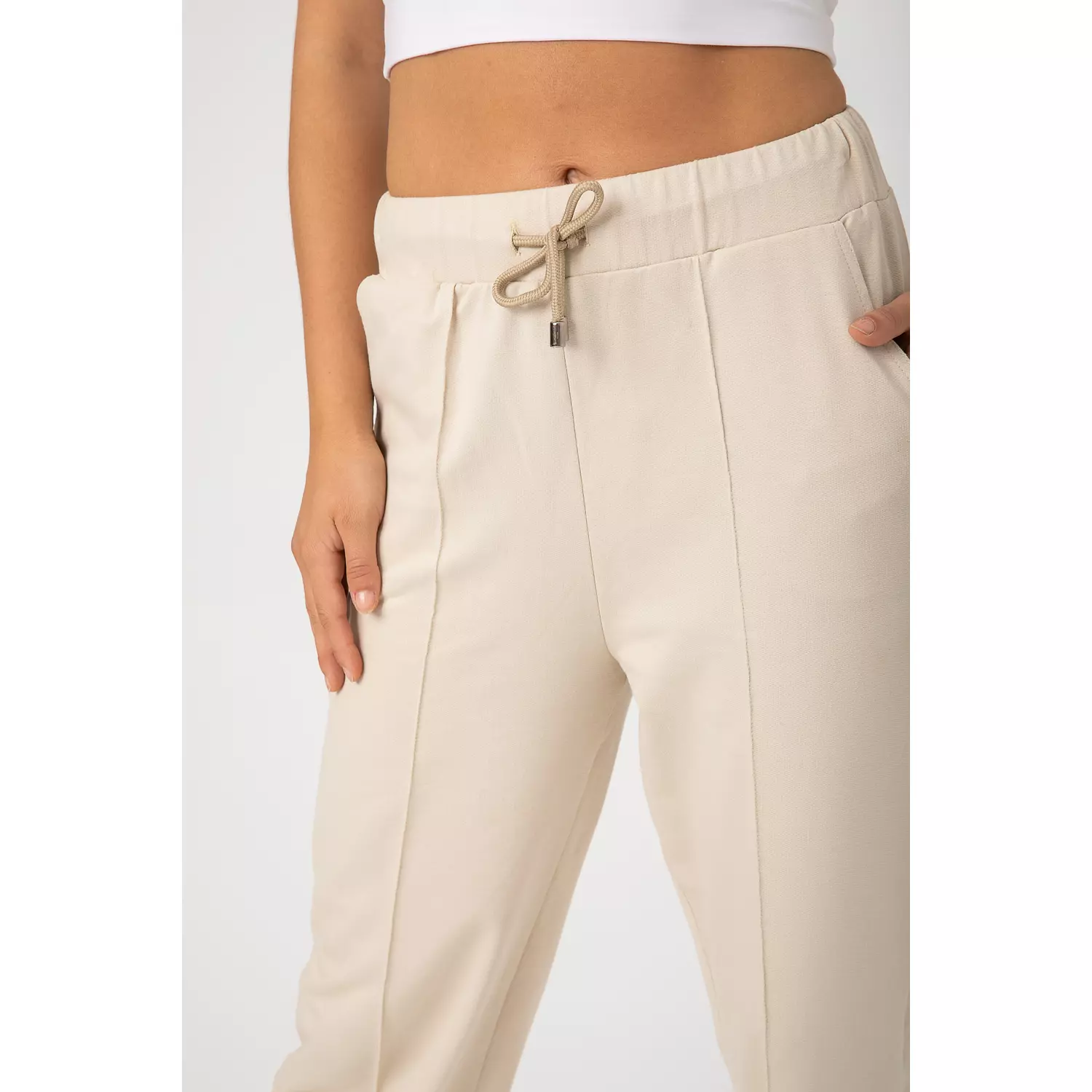 DRAWSTRING WAIST SWEATPANT 2