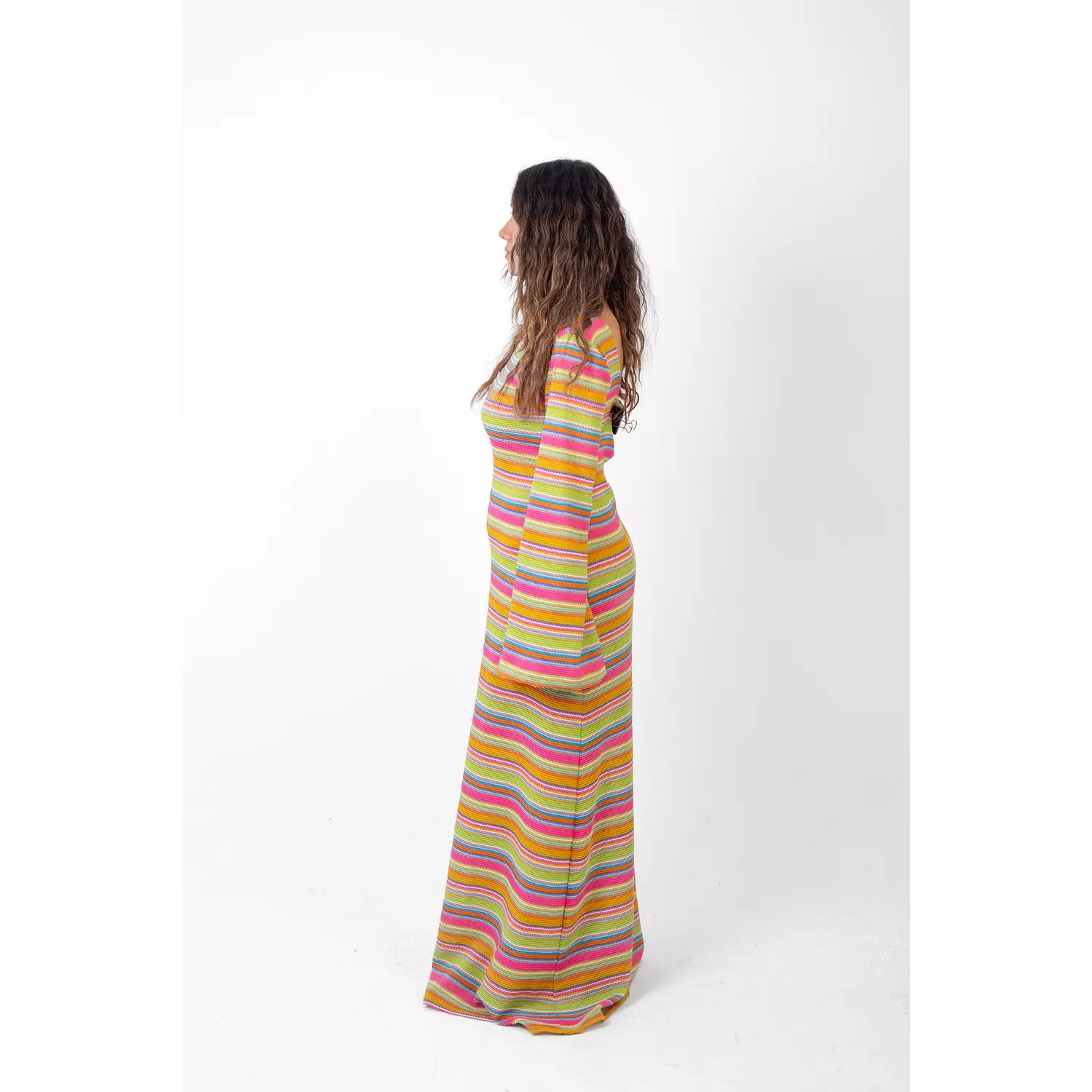 Tropicana Stripe Dress 3