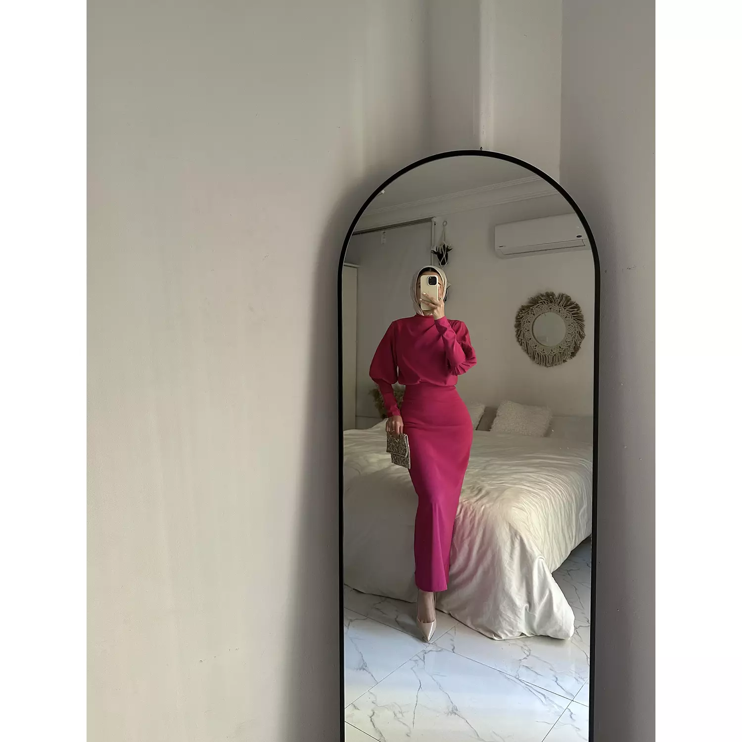 Fuchsia dress 1