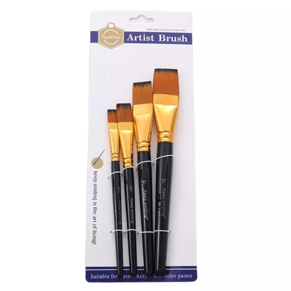 Flat head brush set 