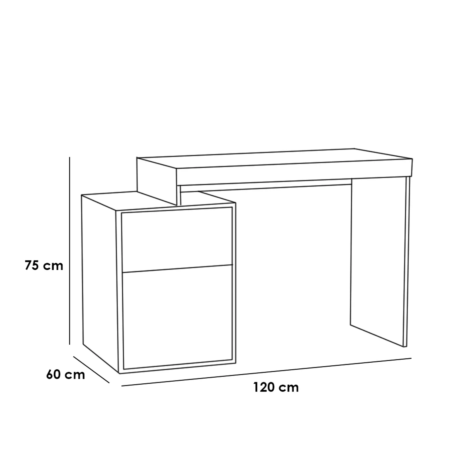 Desk 120x60x75 cm - artco.desk32 1