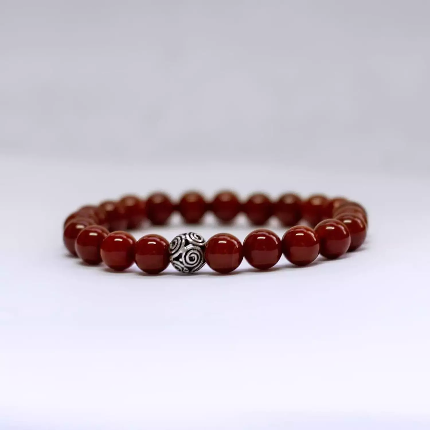 Carnelian Bracelet - 8mm (opaque)-2nd-img