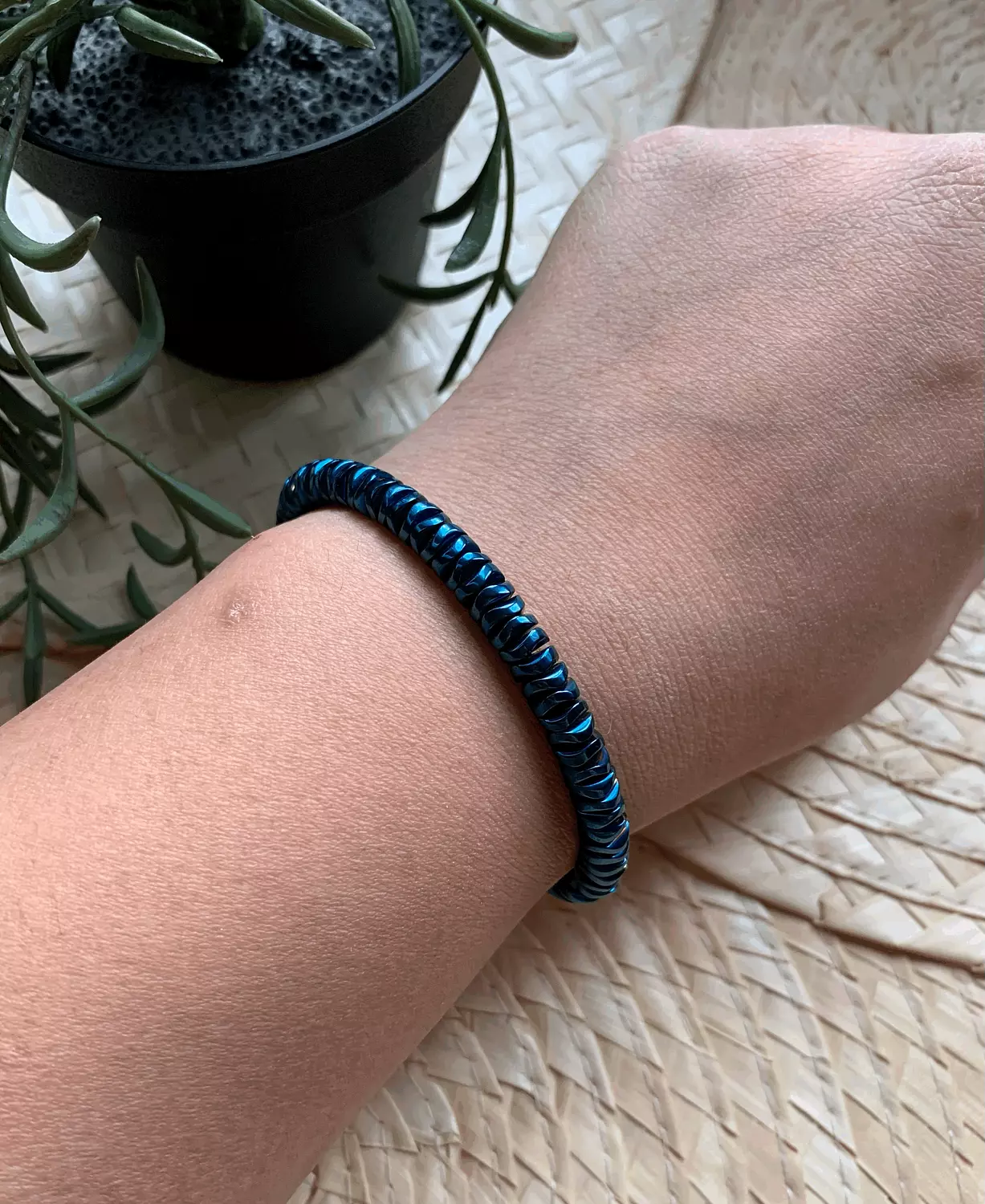 Hematite Blue Bracelet ( Stock ) hover image