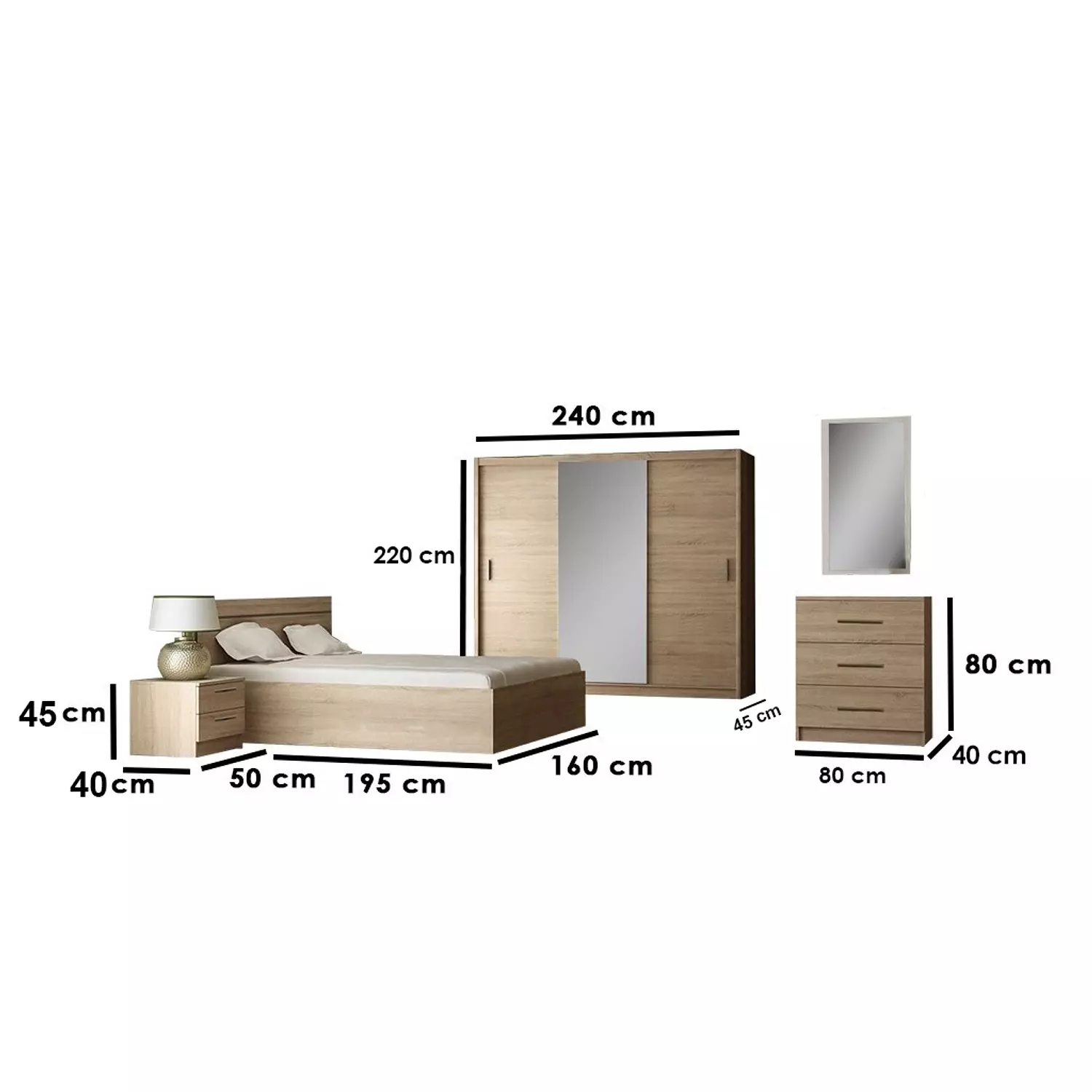 Bed room set 4 pieces - Artco.room002 2