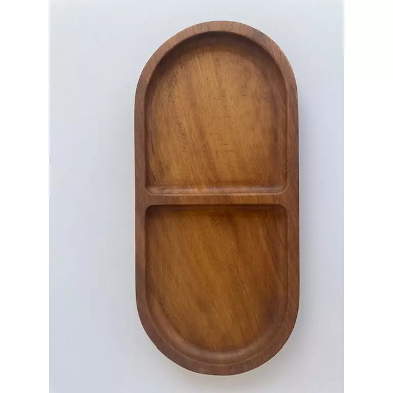 <p><strong>WOODEN TRAY - SOLID WOOD - OVAL</strong></p>