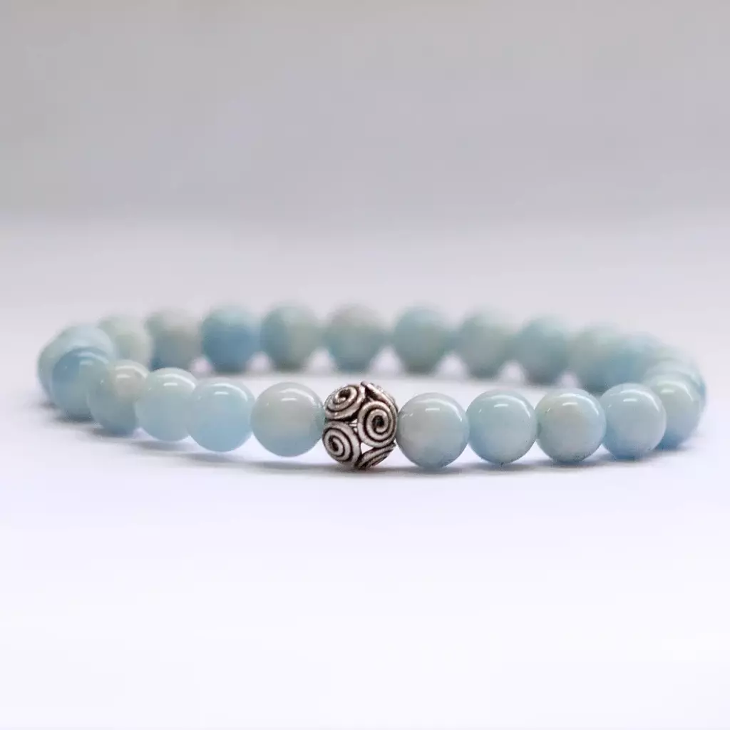 Aquamarine Bracelet 8mm