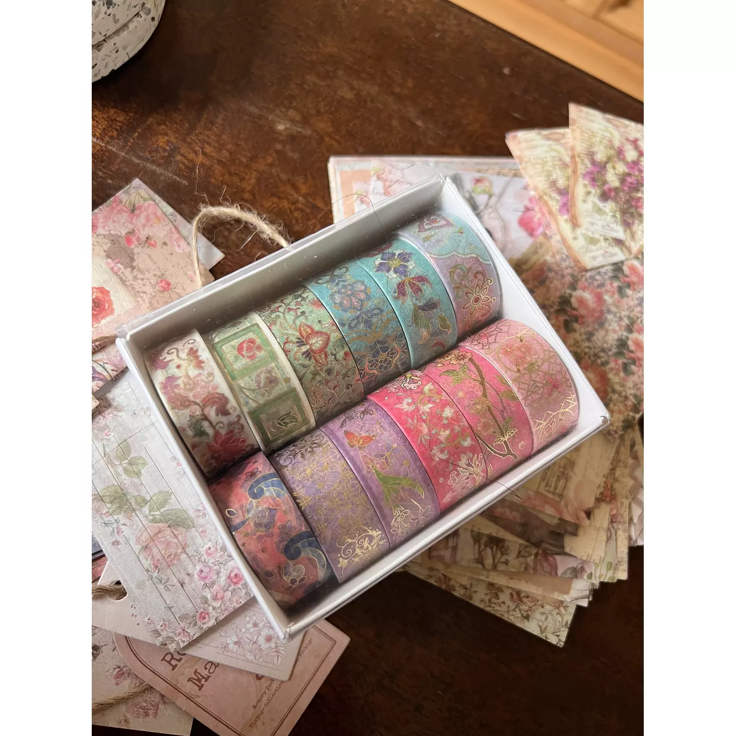 Floral Indian Washy Tapes Set 3