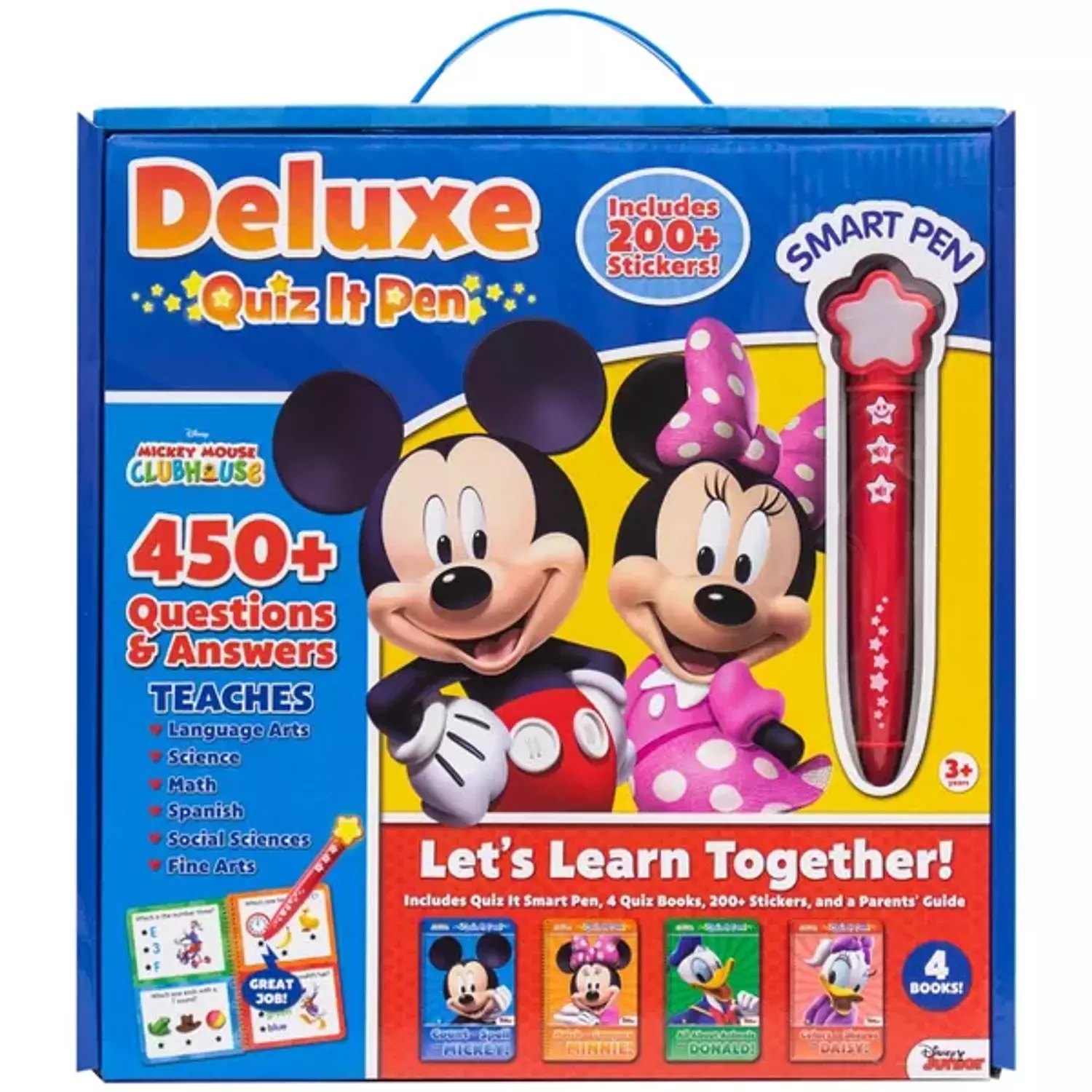 Disney Junior Mickey Mouse Clubhouse: Let's Learn Together! Deluxe Quiz It Pen Sound Book Set hover image