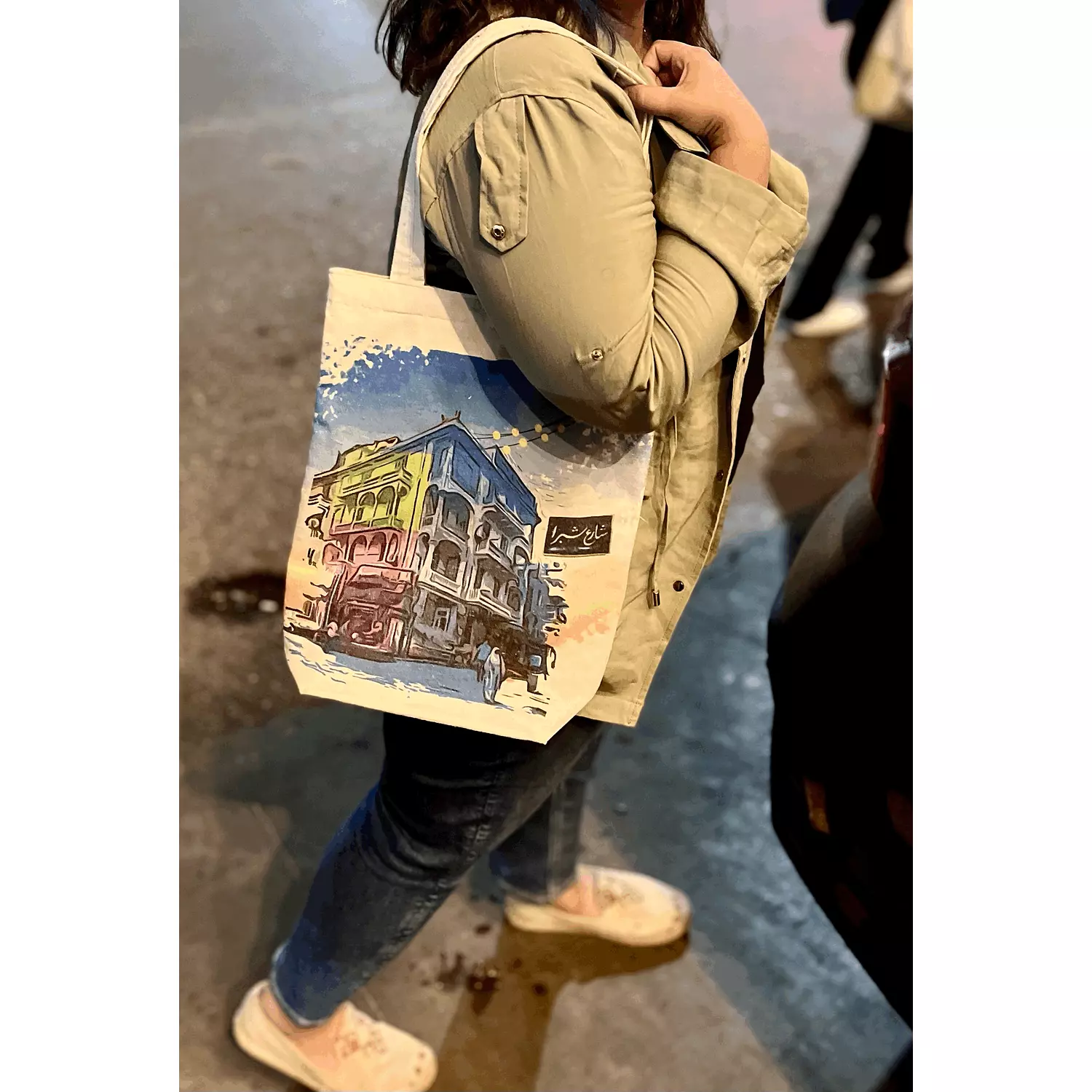 Shubra Street- Tote Bag hover image