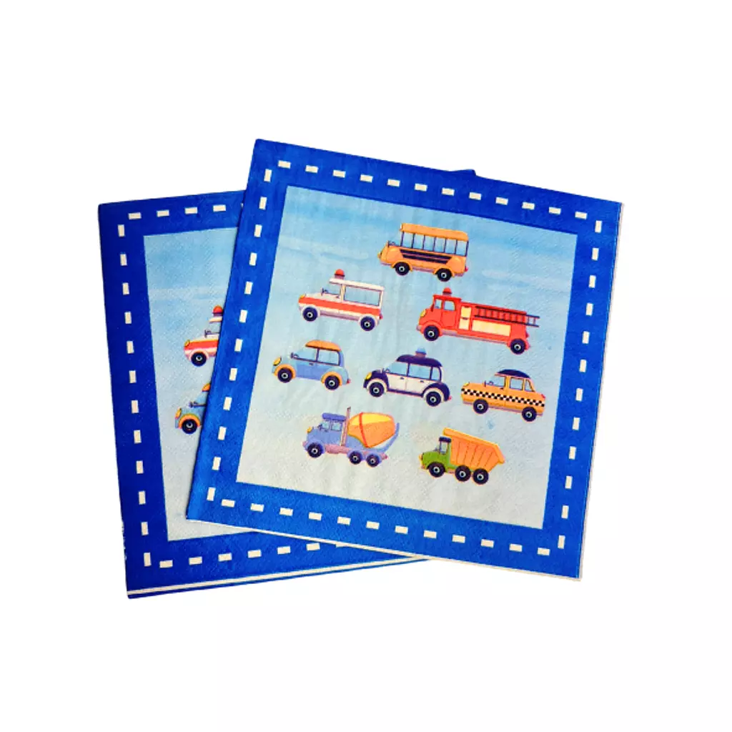 Cars Blue Napkins