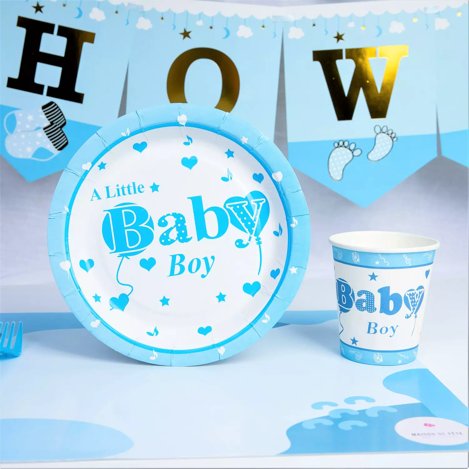 Baby Boy Paper Cups 4