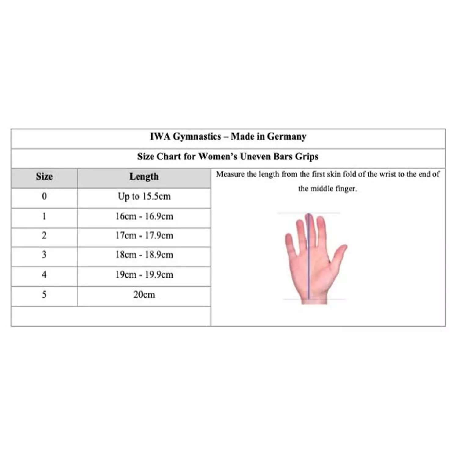 IWA-Women's Uneven Bars Grips (Art.460) 2