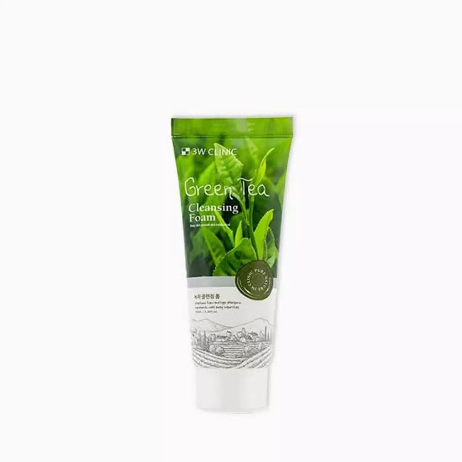 3W Clinic Green Tea Cleansing Foam  hover image