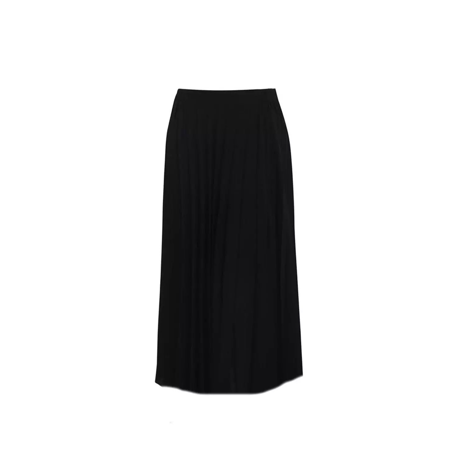 Basic Pleated Black Skirt hover image