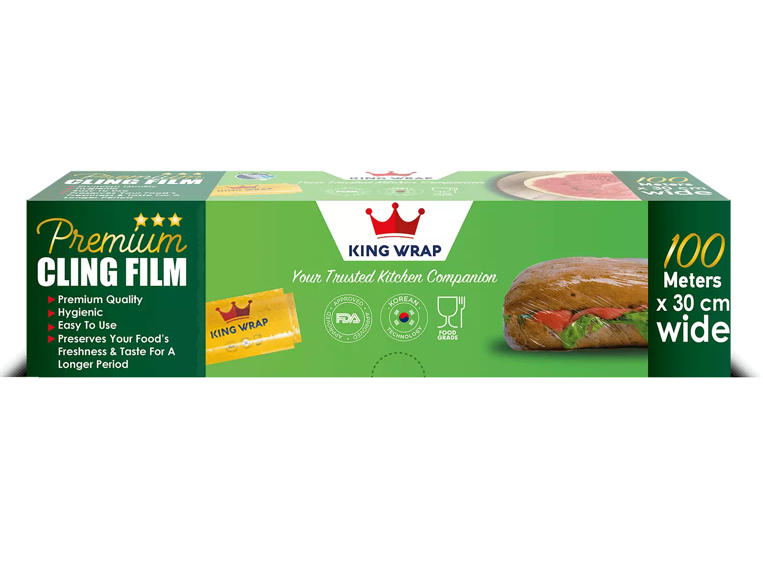 King Wrap -Premium Cling Film 100m hover image