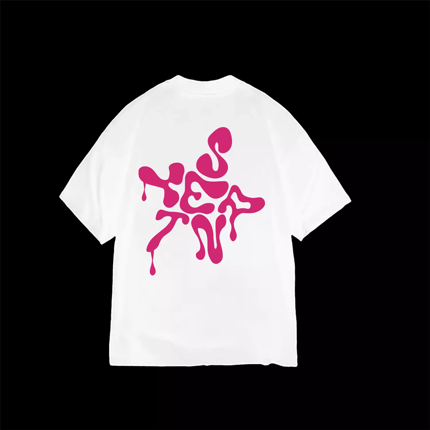 Stern "WhiteXCerise baggy tee" hover image