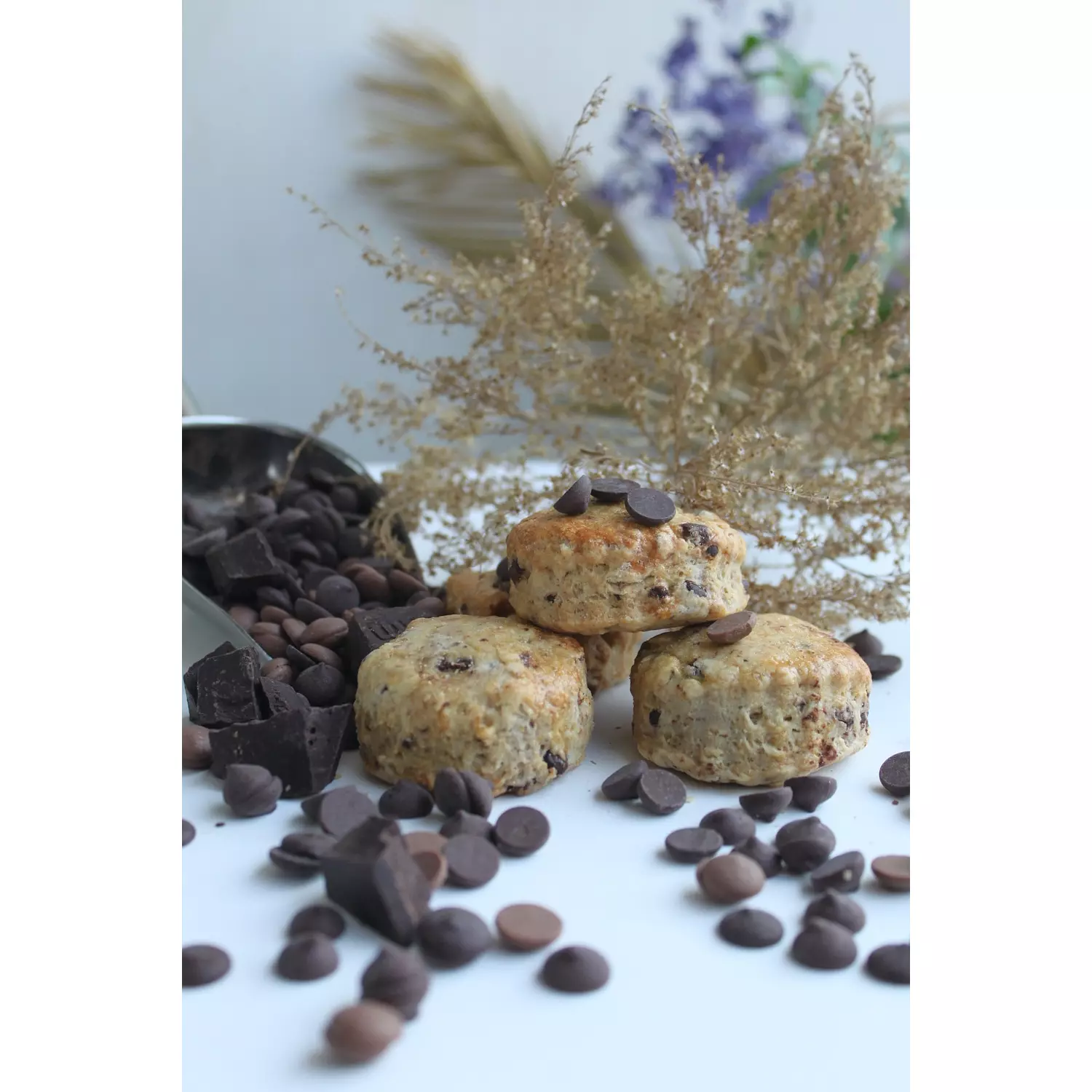 Chocolate Chip Tea Scones 10