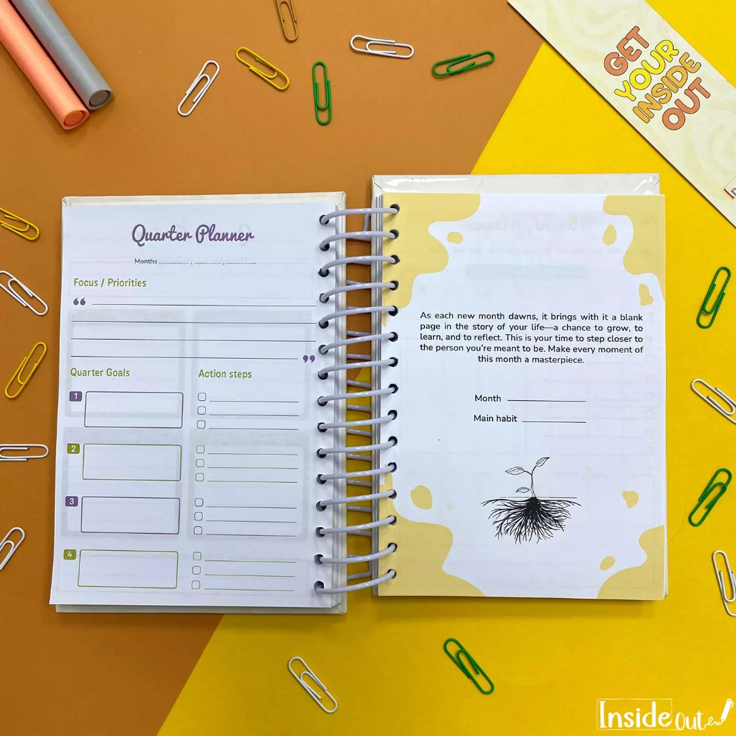 Yellow scribbles - Planner 1