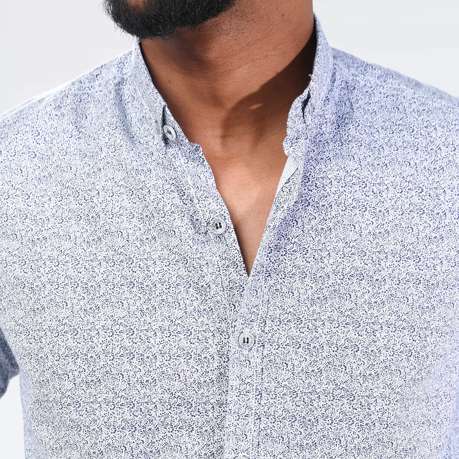 Patterned Half Sleeve Shirt 2