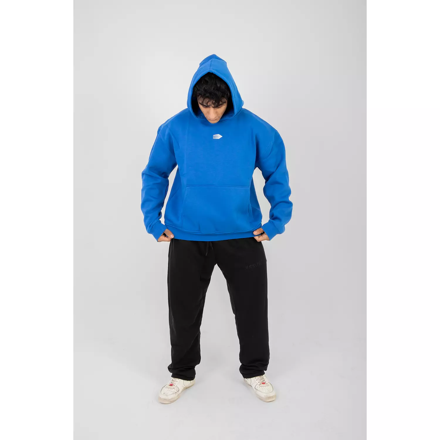 oversized Blue   Hoodie  hover image