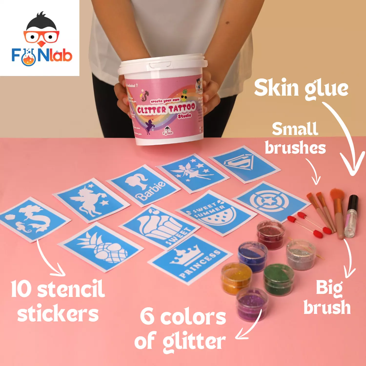 Glitter Tattoo Making Kit  1