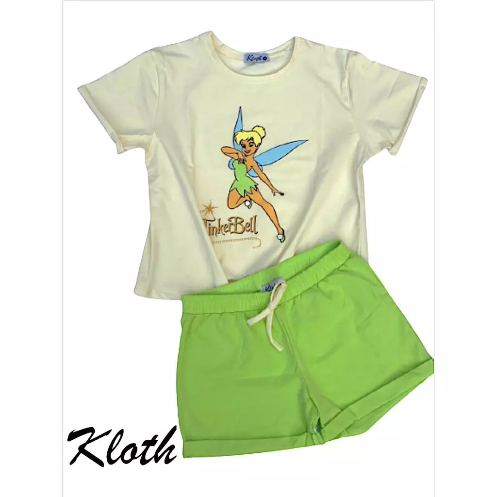 summer pajamas for girls tinkerbell