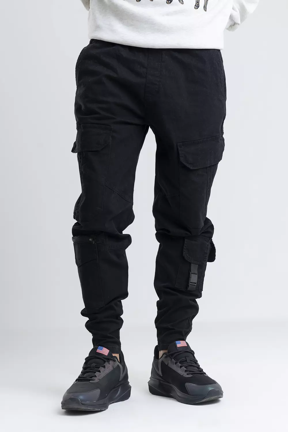 Multi Pocket Cargo Gabardine Pants 5