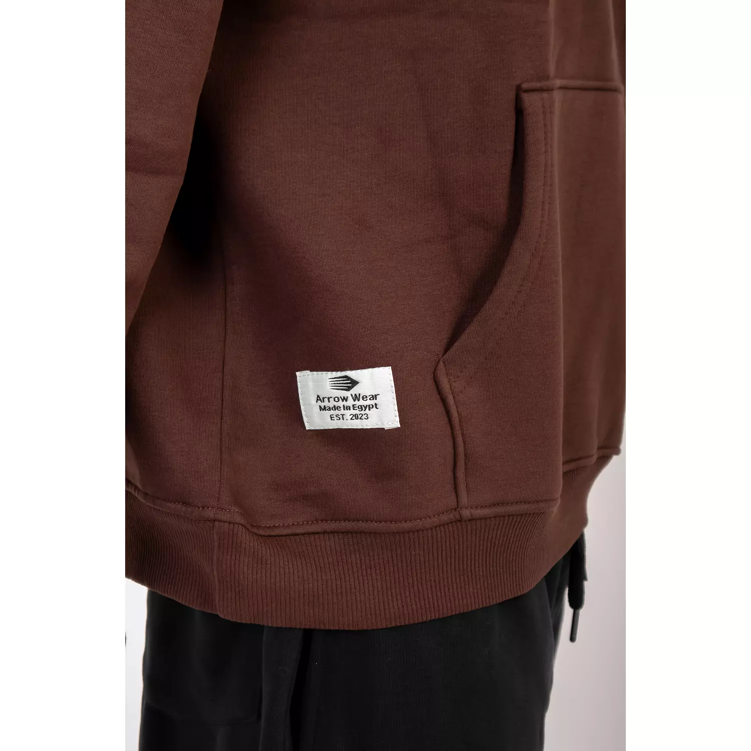 oversized Brown Hoodie   3