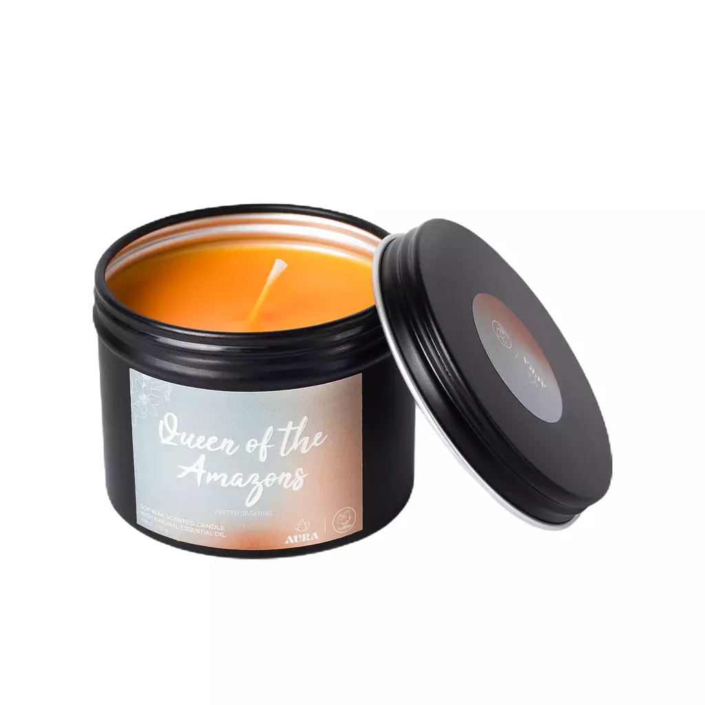 "Queen of the Amazons" Soy Wax Scented Candle by AURA 135 gm inspired by Paco Rabanne "Olympia".