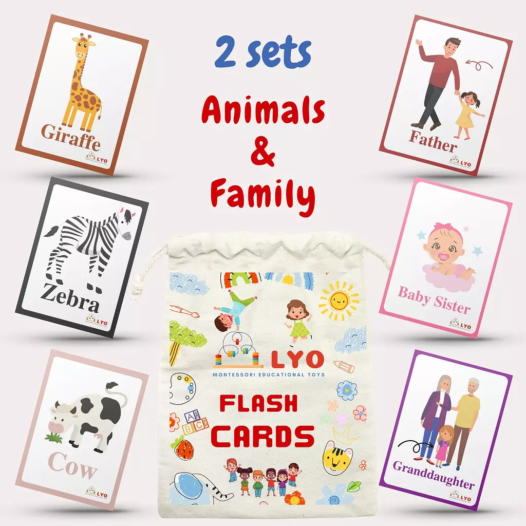 LYO Flash Cards (Animals-Family)