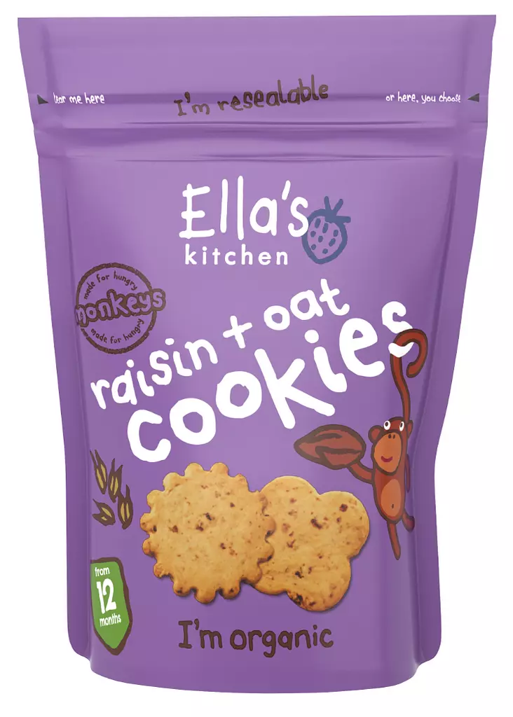raisin and oat cookies - 80 grams