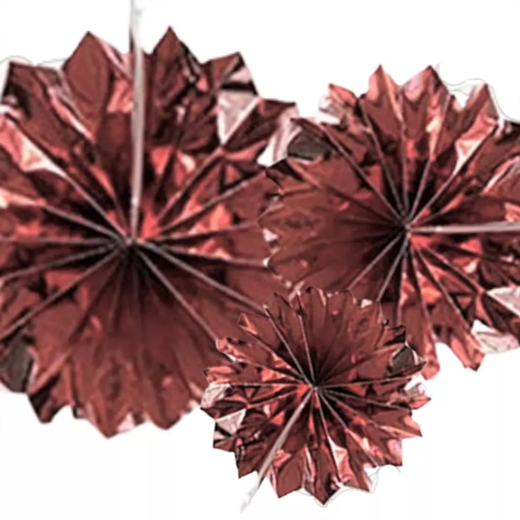 Rose Gold Fan Rosette