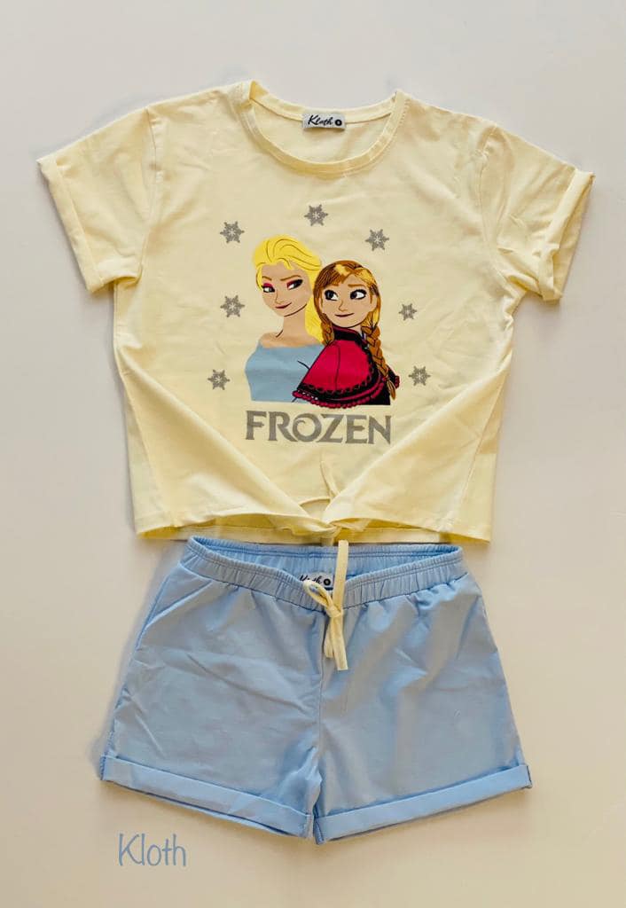 <p><strong><span style="color: rgb(12, 114, 127)">Summer Pajamas for Kids ( Frozen)</span></strong></p>