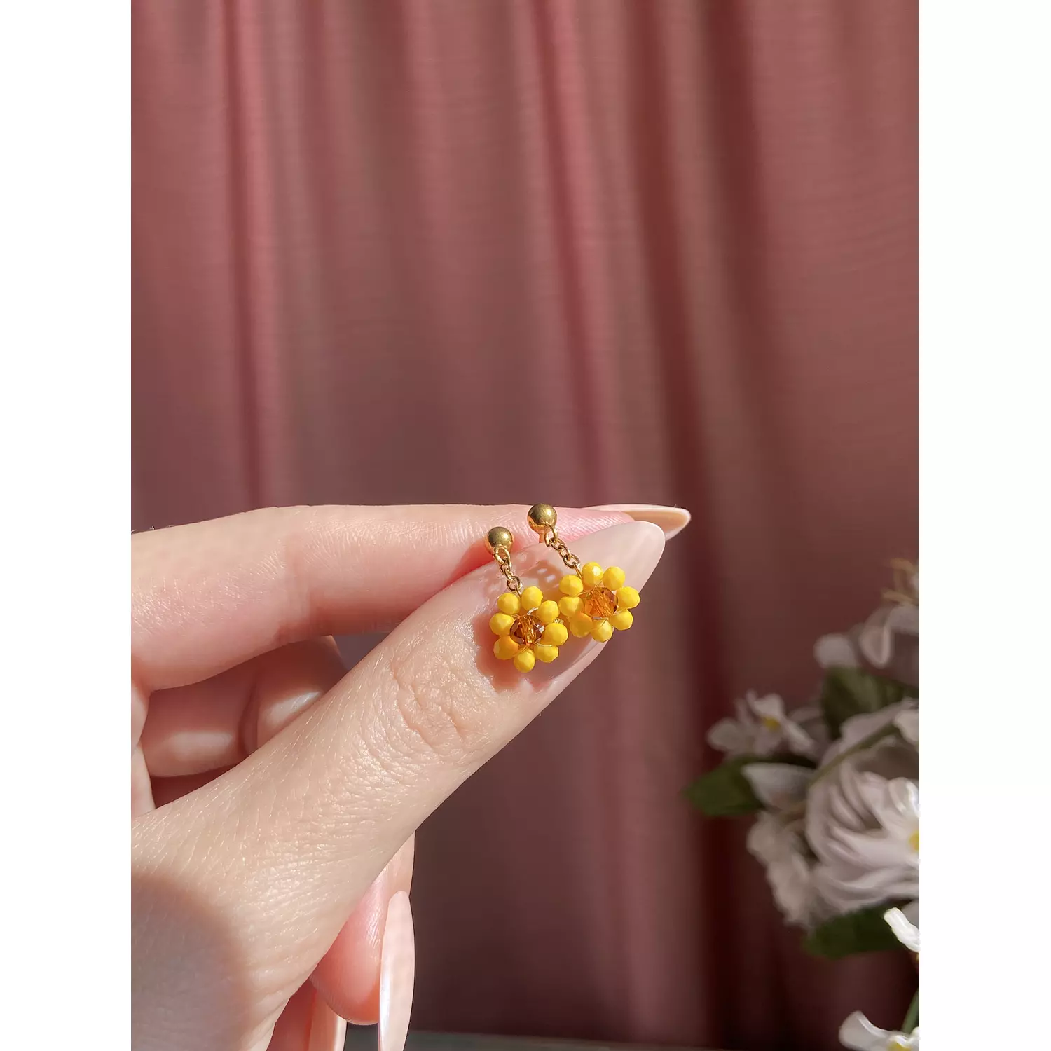 Sunflowers earrings 🌻✨ hover image