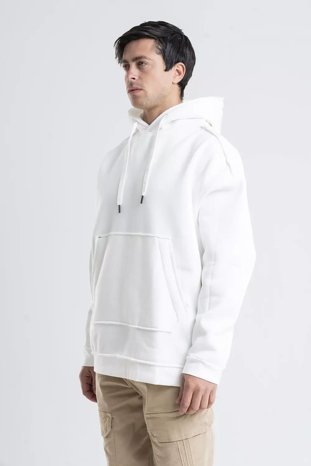 Jersey Cotton Rich Overhead Hoodie hover image