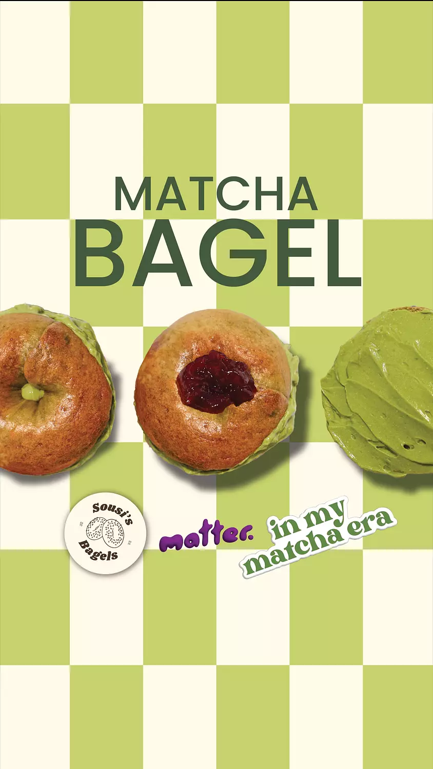 Matcha Bagel 3